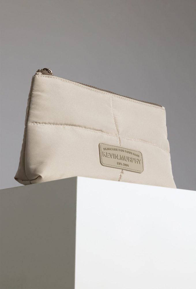 QUILTED MAKEUP POUCH